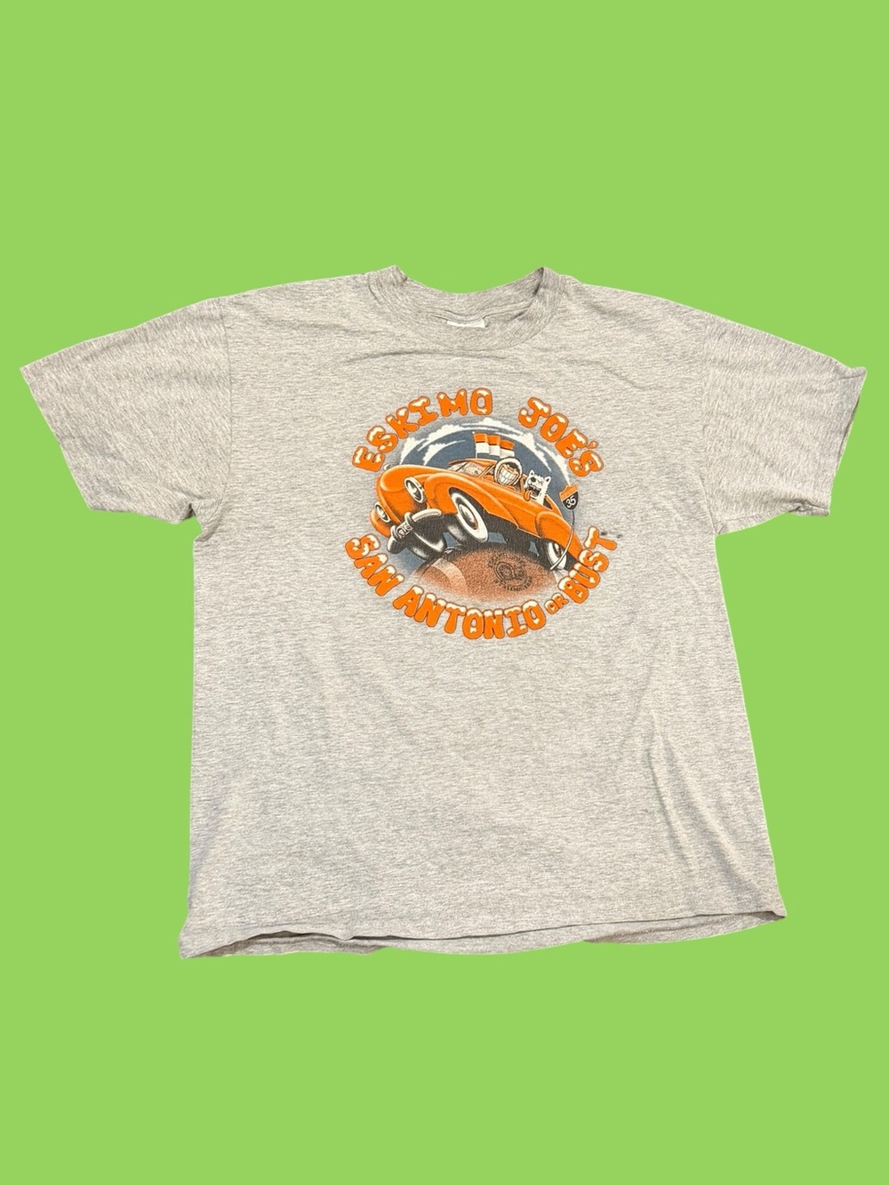 Vintage 1997 Eskimo Joe’s OSU Alamo Bowl T Shirt L Hanes Beefy USA Oklahoma Stat